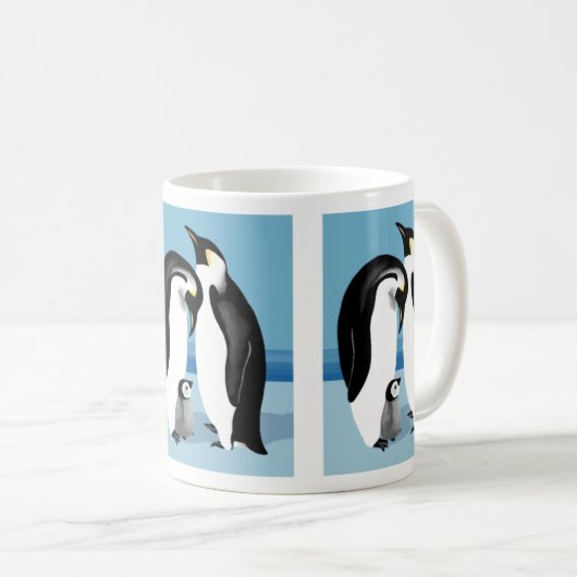 Penguin-Tassen Kaffeetasse (VorderseiteRechts)