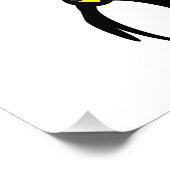 Penguin Tennis Fotodruck (Ecke)