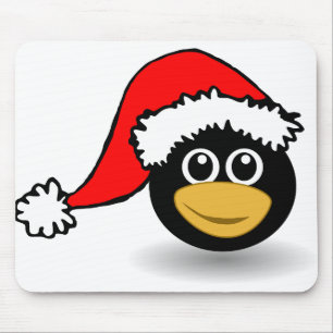 Penguin Tux Bird Happy Animal Christmas Mousepad