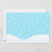 Penguin Twins Einladung zum Geburtstag, Junge/Mädc (Rückseite)