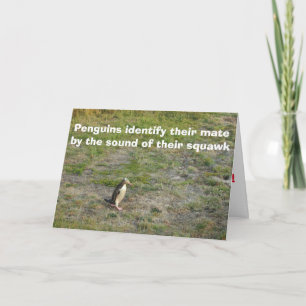 Penguin Valentine Feiertagskarte