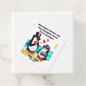 Penguin Valentines Geschenkanhänger (Beispiel)