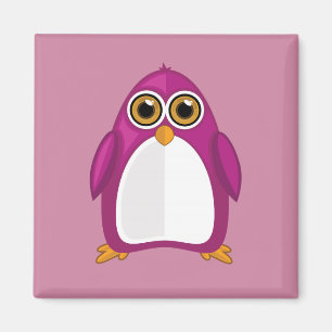Penguin Violet Magnet