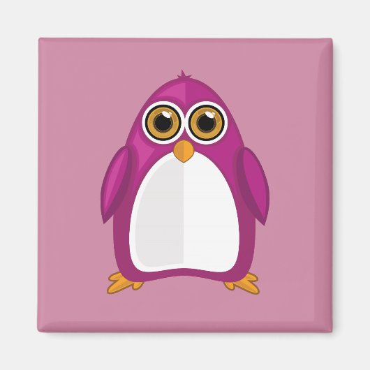 Penguin Violet Magnet (Vorne)