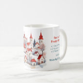 Penguin "Wake Up and Sparkle" Winter Mug Kaffeetasse (VorderseiteRechts)