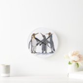 Penguin Wall Clock Runde Wanduhr (Zuhause)