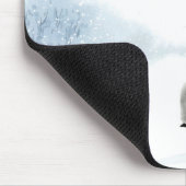 Penguin Watercolor Mousepad (Ecke)