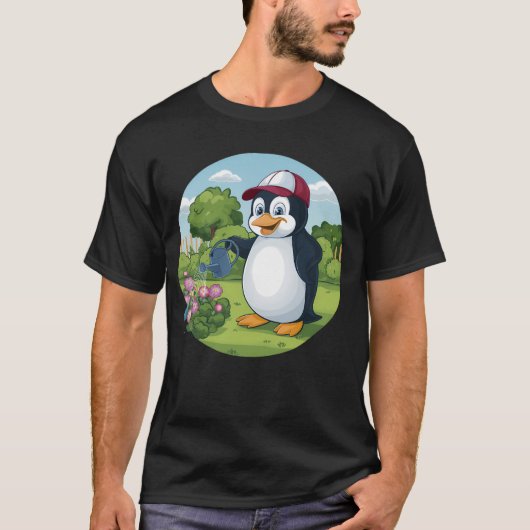 Penguin Waternig Blume T-Shirt (Vorderseite)