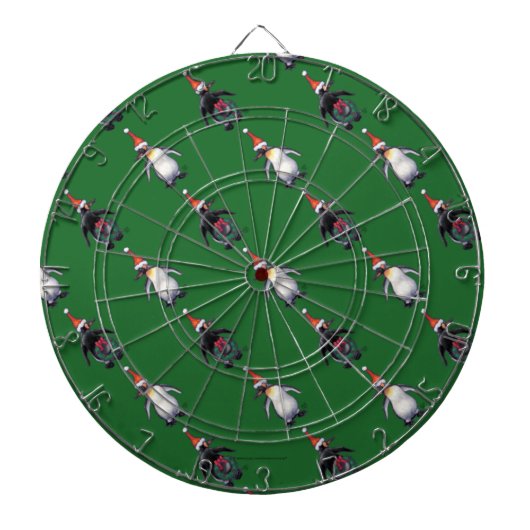 Penguin Weihnachten Dartscheibe (vorne)