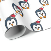 Penguin Weihnachten Geschenkpapier (Rolleneckpunkt)