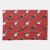 Penguin Weihnachten Geschirrtuch (Horizontal)