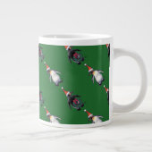 Penguin Weihnachten Jumbo-Tasse (Rechts)