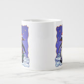 Penguin Weihnachten Jumbo-Tasse (Vorderseite)