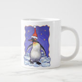 Penguin Weihnachten Jumbo-Tasse (Rechts)