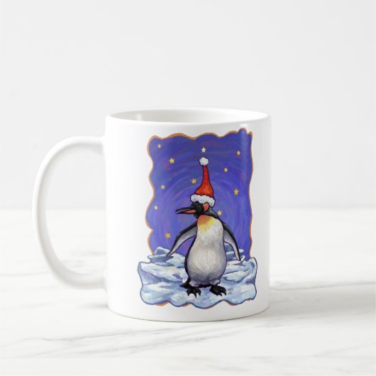 Penguin Weihnachten Kaffeetasse (Links)