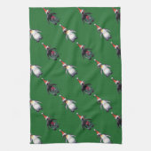 Penguin Weihnachten Küchentuch (Vertikal)