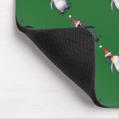 Penguin Weihnachten Mousepad (Ecke)