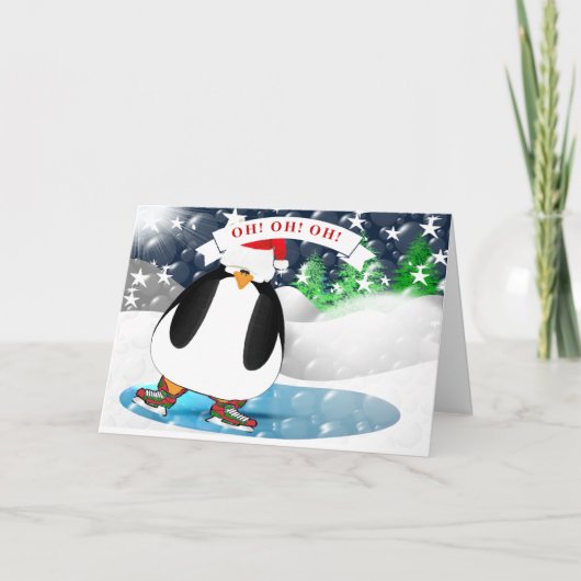 Penguin Weihnachten Oh! Oh! Oh! Frohe Weihnachten! (Vorderseite)