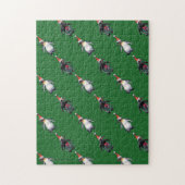 Penguin Weihnachten Puzzle (Vertikal)