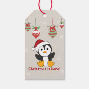 Penguin Weihnachten Schnee Winter Tiere Pinguine G Geschenkanhänger