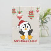 Penguin Weihnachten Schnee Winter Tiere Pinguine H (Stehend Vorderseite)