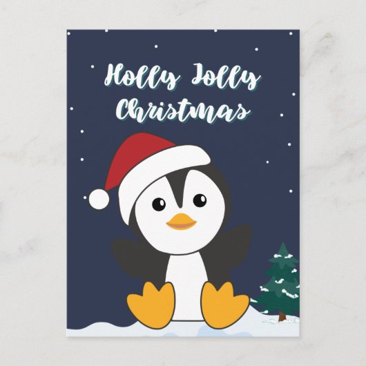 Penguin Weihnachten Schnee Winter Tiere Pinguine H (Vorderseite)