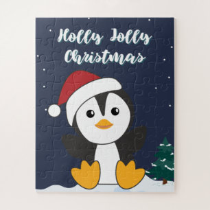 Penguin Weihnachten Schnee Wintertiere Pinguine Ji Puzzle