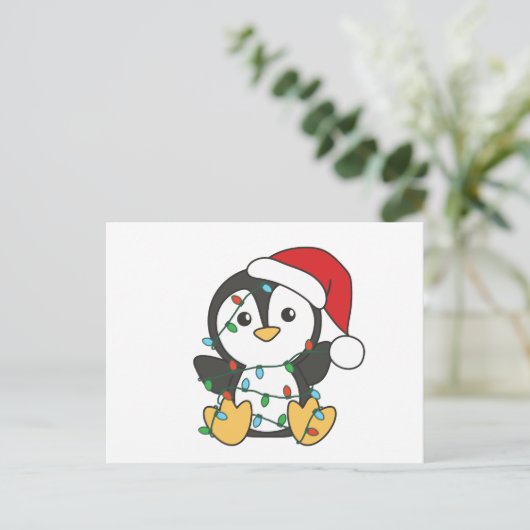 Penguin Weihnachten Winter Tiere Urlaub Penguines (Stehend Vorderseite)
