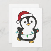 Penguin Weihnachten Winter Tiere Urlaub Penguines (Vorne/Hinten)