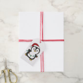 Penguin Weihnachten Winter Tiere Urlaub Penguines Geschenkanhänger (Mit Garn)