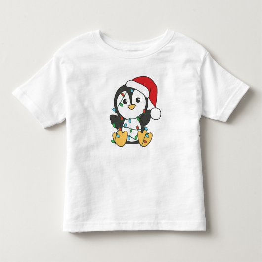Penguin Weihnachten Winter Tiere Urlaub Penguines Kleinkind T-shirt (Vorderseite)