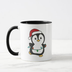 Penguin Weihnachten Winter Tiere Urlaub Penguines Tasse