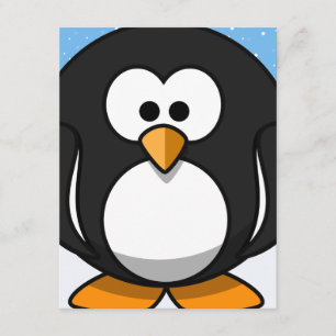Penguin Weihnachts-Party Einladung