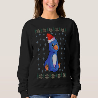 Penguin Weihnachts-Shirt Kinder Weihnachtsmannmütz Sweatshirt