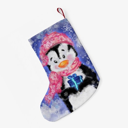 Penguin Weihnachts-Strumpf Kleiner Weihnachtsstrumpf (Rückseite (Hängend))