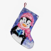 Penguin Weihnachts-Strumpf Kleiner Weihnachtsstrumpf (Vorderansicht (hängend))