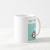 Penguin Weihnachts-Tasse Kaffeetasse (VorderseiteRechts)