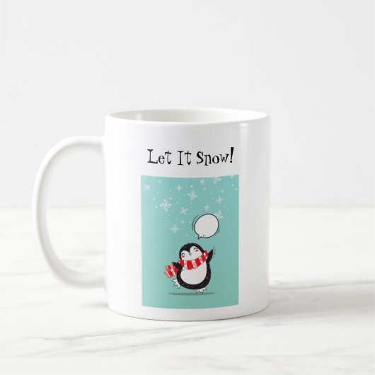 Penguin Weihnachts-Tasse Kaffeetasse (Links)