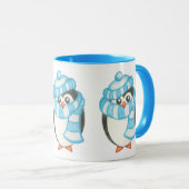Penguin Weihnachts-Tasse Tasse (VorderseiteRechts)