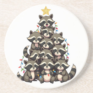 Penguin Weihnachtsbaum Frohe WeihnachtsWeihnachten Getränkeuntersetzer