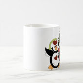 Penguin Weihnachtsgeschenk-Tasse Verwandlungstasse (Mittel)