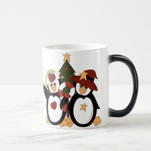 Penguin Weihnachtsgeschenk-Tasse Verwandlungstasse