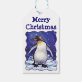 Penguin Weihnachtsgeschenke Tags Geschenkanhänger (Vorderseite)