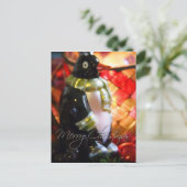 Penguin - Weihnachtspostkarte Feiertagspostkarte (Stehend Vorderseite)