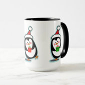 Penguin-WeihnachtsTasse - Penguins Tasse (VorderseiteRechts)