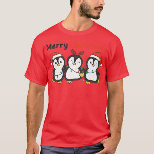 Penguin Weihnachtstiere Niedliche Pinguine T-Shirt