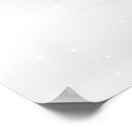 Penguin Winter Baby Dusche Willkommen Poster (Ecke)