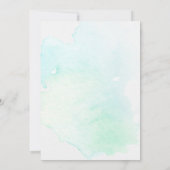 Penguin Winter Boy Babydusche Einladung (Rückseite)