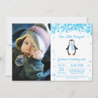Penguin Winter Boy Birthday Foto