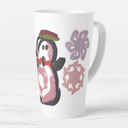 Penguin Winter Milchtasse (Rechte Ecke)